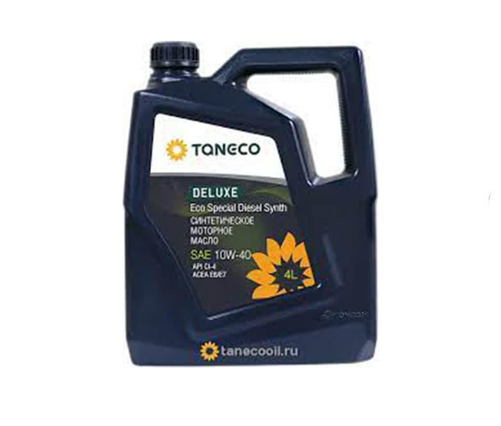 Масло моторное синтетическое "TANECO Deluxe Eco Special Diesel Synth" SAE 10W-40